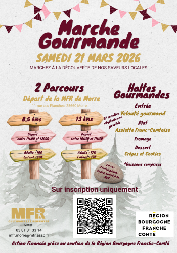 Copie de Affiche Marche Gourmande (21 x 30 cm) (10 x 15 cm) (21 x 29.7 cm)